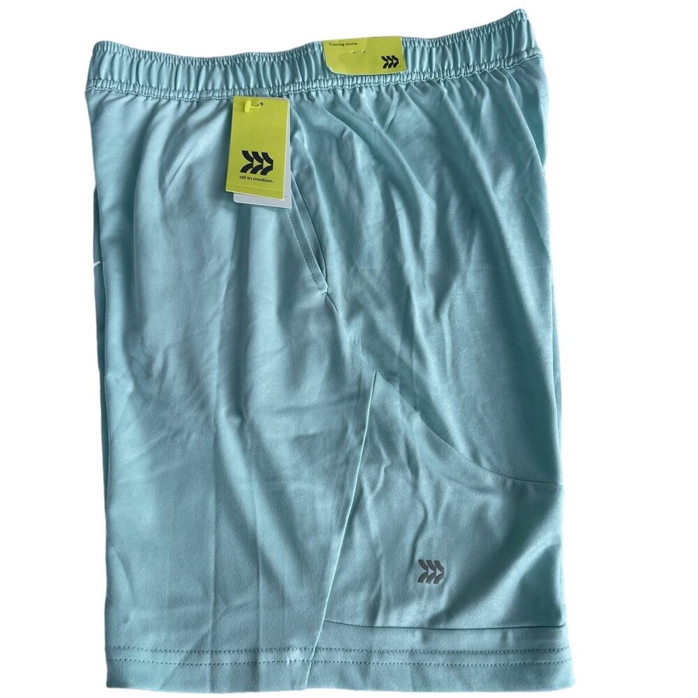 NWT All in Motion Training Short Blue Youth Boys Sz S NWT